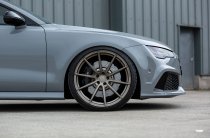NEW 19 INCH ISPIRI FFR1 ALLOY WHEELS IN MATT CARBON BRONZE WITH DEEPER CONCAVE 10" REARS 5x120