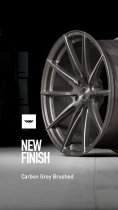 NEW 20" ISPIRI FFR1 ALLOY WHEELS IN CARBON GREY BRUSHED, DEEPER CONCAVE 10.5" REARS