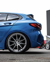 NEW 20 INCH ISPIRI FFR1 ALLOY WHEELS IN CARBON GREY BRUSHED WITH DEEPER CONCAVE 10.5" REARS 5x120