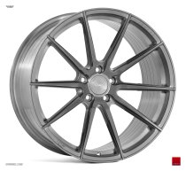 NEW 20" ISPIRI FFR1 MULTI-SPOKE ALLOY WHEELS IN FULL BRUSHED CARBON TITANIUM, DEEPER CONCAVE 10.5" REARS