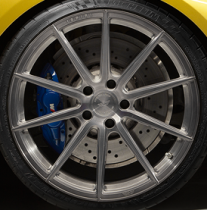 NEW 20 INCH ISPIRI FFR1 ALLOY WHEELS IN FULL BRUSHED CARBON TITANIUM WITH DEEPER CONCAVE 10.5" REARS 5x120