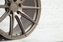 NEW 21 INCH ISPIRI FFR1 ALLOY WHEELS IN MATT CARBON BRONZE WITH DEEPER CONCAVE 10.5" REARS 5x112