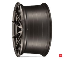 NEW 21 INCH ISPIRI FFR1 ALLOY WHEELS IN MATT CARBON BRONZE WITH DEEPER CONCAVE 10.5" REAR OPTION 5x120