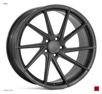 NEW 21" ISPIRI FFR1D MULTI-SPOKE DIRECTIONAL ALLOY WHEELS IN CARBON GRAPHITE, DEEPER CONCAVE 10.5" REARS
