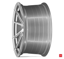 NEW 21 INCH ISPIRI FFR1D DIRECTIONAL ALLOY WHEELS IN PURE SILVER BRUSHED WITH DEEPER CONCAVE 10.5" REARS 5x120