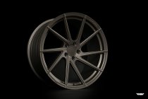 NEW 21 INCH ISPIRI FFR1D DIRECTIONAL ALLOY WHEELS IN MATT CARBON BRONZE WITH DEEPER CONCAVE 10.5" REARS 5x120