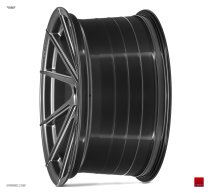 NEW 21" ISPIRI FFR1D DIRECTIONAL MULTI-SPOKE ALLOY WHEELS IN CARBON GRAPHITE, DEEPER CONCAVE 10.5" REARS