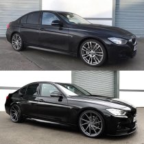 NEW 21 INCH ISPIRI FFR1D DIRECTIONAL ALLOY WHEELS IN CARBON GRAPHITE WITH DEEPER CONCAVE 10.5" REARS 5x120
