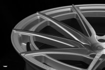 NEW 20 INCH ISPIRI FFR2 ALLOY WHEELS IN PURE SILVER BRUSHED, DEEPER CONCAVE 10.5" ALL ROUND 5x112
