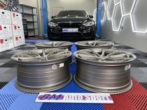 NEW 20 INCH ISPIRI FFR2 ALLOY WHEELS IN MATT CARBON BRONZE WITH DEEPER CONCAVE REAR OPTION 5x112