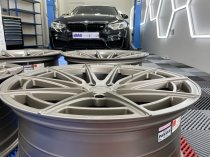 NEW 20 INCH ISPIRI FFR2 ALLOY WHEELS IN MATT CARBON BRONZE WITH DEEPER CONCAVE REAR OPTION 5x112