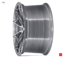 NEW 20 INCH ISPIRI FFR2 ALLOY WHEELS IN FULL BRUSHED CARBON TITANIUM , DEEP CONCAVE 10.5" ALL ROUND 5x112