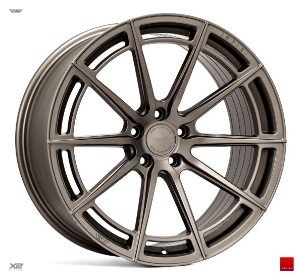 NEW 20" ISPIRI FFR2 MULTI-SPOKE ALLOY WHEELS IN MATT CARBON BRONZE DEEP CONCAVE 10" REAR