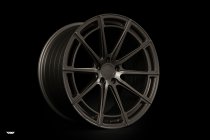 NEW 20 INCH ISPIRI FFR2 ALLOY WHEELS IN MATT CARBON BRONZE WITH DEEPER CONCAVE 10" REARS 5x120