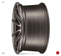 NEW 20 INCH ISPIRI FFR2 ALLOY WHEELS IN MATT CARBON BRONZE WITH DEEPER CONCAVE 10" REARS 5x120