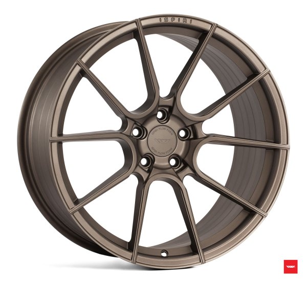 NEW 21 INCH ISPIRI FFR6 ALLOY WHEELS IN MATT CARBON BRONZE WITH DEEPER CONCAVE 10.5" REAR OPTION 5x120