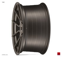 NEW 21 INCH ISPIRI FFR6 ALLOY WHEELS IN MATT CARBON BRONZE, DEEPER CONCAVE 10.5" ALL ROUND 5x112