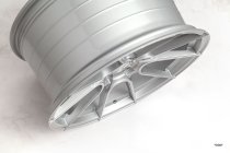 NEW 21 INCH ISPIRI FFR6 ALLOY WHEELS IN PURE SILVER BRUSHED WITH DEEPER CONCAVE 10.5" REARS 5x112