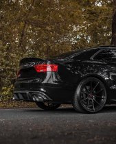 NEW 21 INCH ISPIRI FFR6 ALLOY WHEELS IN CORSA GLOSS BLACK WITH DEEPER CONCAVE 10.5" REARS 5x112