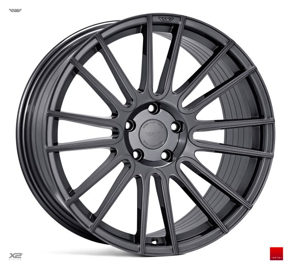 NEW 20" ISPIRI FFR8 8-TWIN CURVED SPOKE ALLOY WHEELS IN CARBON GRAPHITE, VARIOUS FITMENTS AVAILABLE