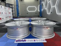 NEW 20 INCH ISPIRI FFR8 ALLOY WHEELS IN PURE SILVER BRUSHED WITH DEEPER CONCAVE 10" REAR 5x120