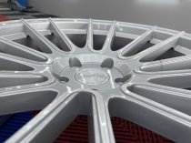 NEW 20 INCH ISPIRI FFR8 ALLOY WHEELS IN PURE SILVER BRUSHED WITH DEEPER CONCAVE 10" REAR 5x120