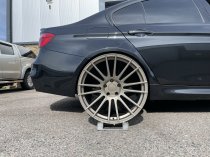 NEW 20 INCH ISPIRI FFR8 ALLOY WHEELS IN MATT CARBON BRONZE WITH DEEPER CONCAVE 10" REARS 5x120