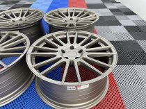 NEW 20 INCH ISPIRI FFR8 ALLOY WHEELS IN MATT CARBON BRONZE WITH DEEPER CONCAVE 10" REARS 5x120