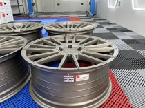 NEW 20 INCH ISPIRI FFR8 ALLOY WHEELS IN MATT CARBON BRONZE WITH DEEPER CONCAVE 10" REARS 5x120