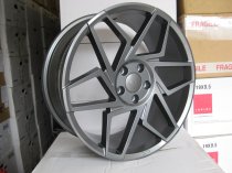 NEW 20" VEEMANN V-FS27R ALLOY WHEELS IN GLOSS GRAPHITE WITH DEEP 10" REARS