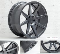 NEW 20" ISPIRI ISR8 ALLOY WHEELS IN CARBON GRAPHITE WITH DEEP CONCAVE 10.5" REARS