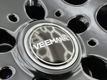 NEW 18 INCH VEEMANN VC359 M359 Y SPOKE ALLOY WHEELS IN SATIN BLACK WITH DEEPER CONCAVE 9.5" REARS 5x120
