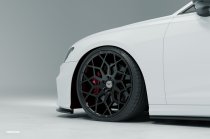 NEW 19 INCH VEEMANN V-FS42 ALLOY WHEELS IN GLOSS BLACK WITH DEEPER CONCAVE 9.5" REAR OPTION 5x112