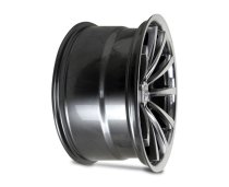 NEW 20 INCH RIVIERA ASCOT ALLOY WHEELS IN GUNMETAL WITH POLISHED FACE DEEP CONCAVE 10" REARS 5x120