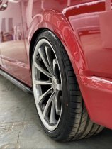 NEW 20 INCH RIVIERA ASCOT ALLOY WHEELS IN GUNMETAL WITH POLISHED FACE DEEP CONCAVE 10" REARS 5x120