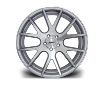 NEW 20 INCH RIVIERA RV185 ALLOY WHEELS IN SILVER WITH POLISHED FACE AND DEEPER CONCAVE 9.5" REARS 5x120