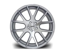 NEW 20" RIVIERA RV185 ALLOY WHEELS IN SILVER WITH POLISHED FACE 9.5" REARS