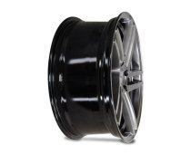 NEW 20 INCH RIVIERA TWIST ALLOY WHEELS IN CARBON GRIGIO GUNMETAL WITH DEEPER CONCAVE 9.5" REARS 5x120