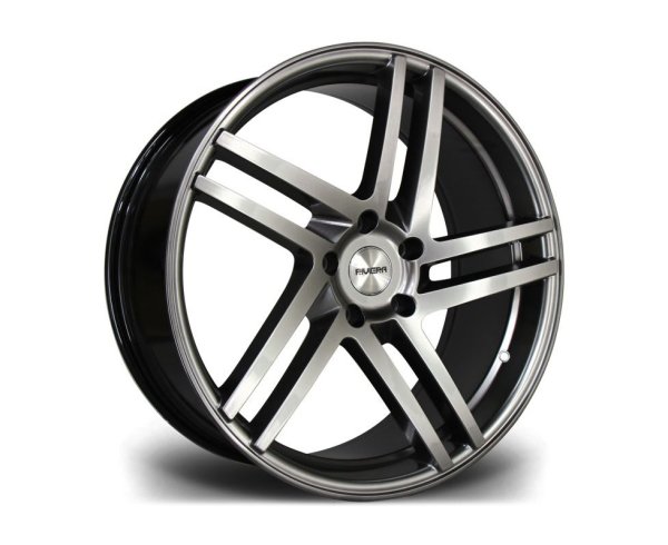 NEW 20 INCH RIVIERA TWIST ALLOY WHEELS IN CARBON GRIGIO GUNMETAL WITH DEEPER CONCAVE 9.5" REARS 5x120