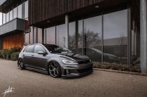 NEW 20 INCH VEEMANN V-FS40 ALLOY WHEELS IN GRAPHITE SMOKE MACHINED WITH DEEPER CONCAVE 10" REARS 5x120