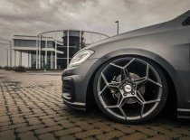 NEW 20 INCH VEEMANN V-FS40 ALLOY WHEELS IN GRAPHITE SMOKE MACHINED WITH DEEPER CONCAVE 10" REARS 5x120