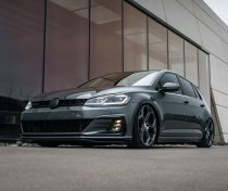 NEW 20 INCH VEEMANN V-FS40 ALLOY WHEELS IN GRAPHITE SMOKE MACHINED WITH DEEPER CONCAVE 10" REARS 5x120