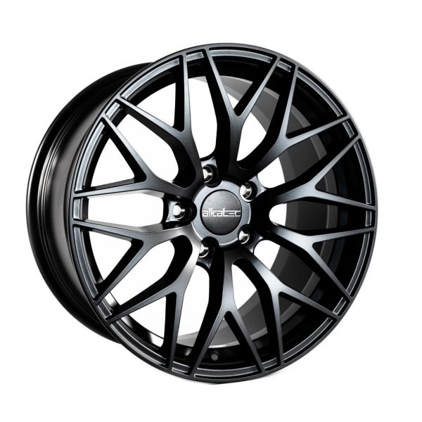 NEW 18 INCH ALKATEC EVO-1 ALLOY WHEELS IN DARK MATT ANTHRACITE WITH DEEPER CONCAVE 9.5" REAR OPTION 5x120