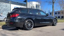 NEW 19 INCH VEEMANN V-FS66 ALLOY WHEELS IN GRAPHITE SMOKE MACHINED WITH DEEPER CONCAVE 9.5" REAR OPTION 5x120