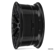 NEW 18 INCH VEEMANN V-FS66 ALLOY WHEELS IN GLOSS BLACK WITH DEEPER CONCAVE 9" REAR OPTION 5x112