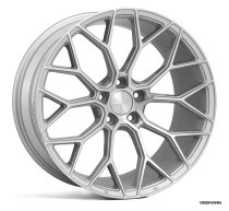 NEW 18 INCH VEEMANN V-FS66 ALLOY WHEELS IN SILVER MACHINED WITH DEEPER CONCAVE 9″ REAR OPTION 5x112