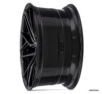 NEW 19" VEEMANN V-FS44 ALLOY WHEELS IN GLOSS BLACK WITH WIDER 9.5" REARS