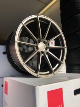 NEW 19 INCH ISPIRI FFR1 ALLOY WHEELS IN MATT CARBON BRONZE WITH DEEPER CONCAVE 9.5" REAR OPTION 5x112
