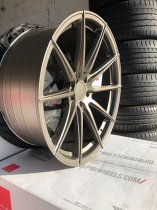 NEW 19 INCH ISPIRI FFR1 ALLOY WHEELS IN MATT CARBON BRONZE WITH DEEPER CONCAVE 9.5" REAR OPTION 5x112