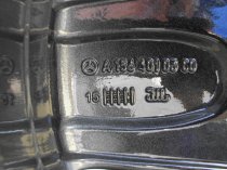 USED 18 INCH GENUINE MERCEDES AMG 5 SPOKE ALLOY WHEELS WITH GUNMETAL WITH POLISHED FACE A C CLASS 5x112